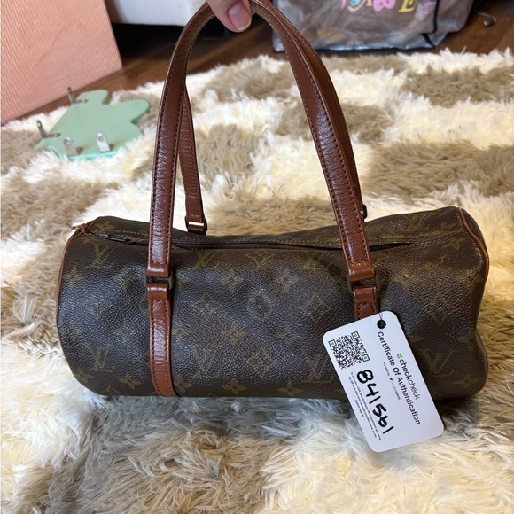 Louis Vuitton Brown Monogram Barrel Bag